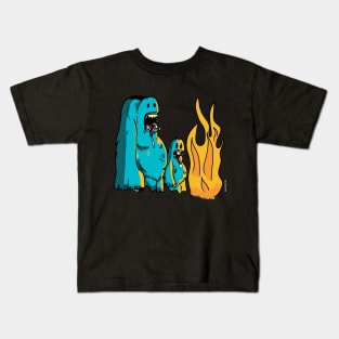 Yeti and son Kids T-Shirt